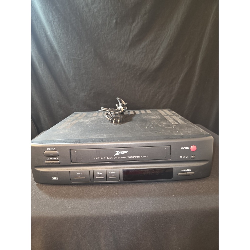 Zenith VRL 2110 Video Cassette Recorder VCR On‎ Screen Programming Works Fine